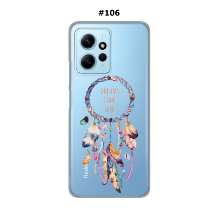 Silikonska Maskica za Xiaomi Redmi Note 12 (4G)  - Šareni motivi 215288