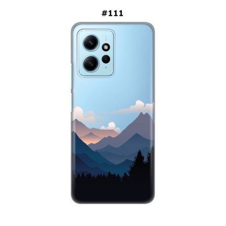 Silikonska Maskica za Xiaomi Redmi Note 12 (4G)  - Šareni motivi 215293