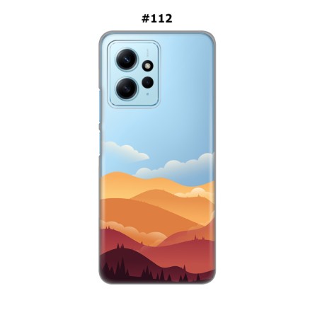 Silikonska Maskica za Xiaomi Redmi Note 12 (4G)  - Šareni motivi 215294