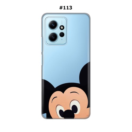 Silikonska Maskica za Xiaomi Redmi Note 12 (4G)  - Šareni motivi 215295