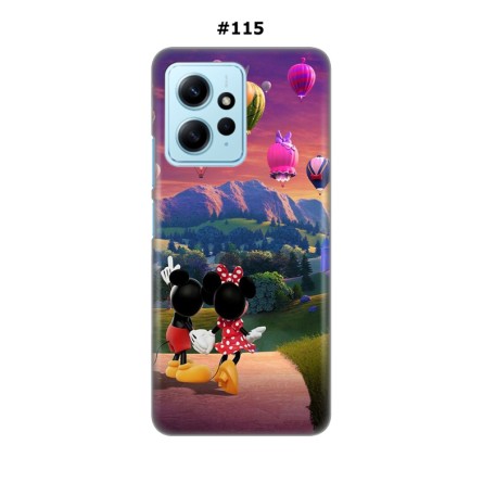 Silikonska Maskica za Xiaomi Redmi Note 12 (4G)  - Šareni motivi 215297