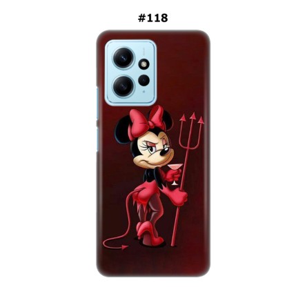 Silikonska Maskica za Xiaomi Redmi Note 12 (4G)  - Šareni motivi 215300