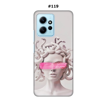 Silikonska Maskica za Xiaomi Redmi Note 12 (4G)  - Šareni motivi 215301