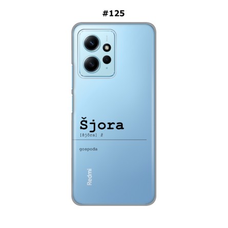 Silikonska Maskica za Xiaomi Redmi Note 12 (4G)  - Šareni motivi 215307