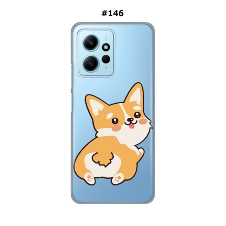Silikonska Maskica za Xiaomi Redmi Note 12 (4G)  - Šareni motivi 215328