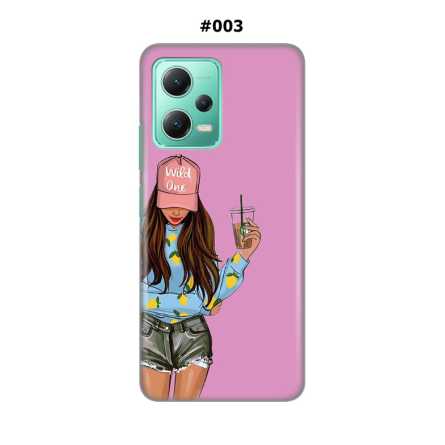 Silikonska Maskica za Xiaomi Redmi Note 12 (5G)  - Šareni motivi 215386