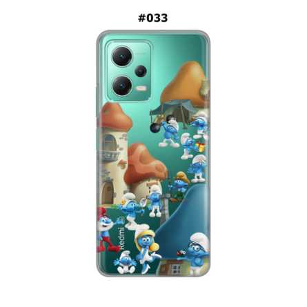 Silikonska Maskica za Xiaomi Redmi Note 12 (5G)  - Šareni motivi 215416