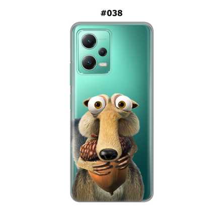 Silikonska Maskica za Xiaomi Redmi Note 12 (5G)  - Šareni motivi 215421