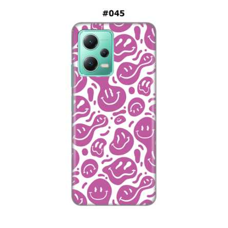 Silikonska Maskica za Xiaomi Redmi Note 12 (5G)  - Šareni motivi 215428