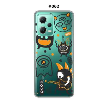 Silikonska Maskica za Xiaomi Redmi Note 12 (5G)  - Šareni motivi 215445