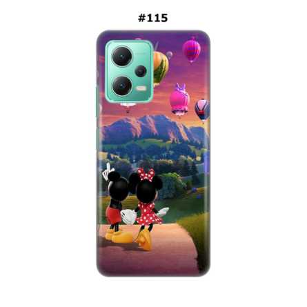 Silikonska Maskica za Xiaomi Redmi Note 12 (5G)  - Šareni motivi 215498