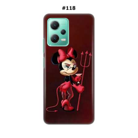 Silikonska Maskica za Xiaomi Redmi Note 12 (5G)  - Šareni motivi 215501