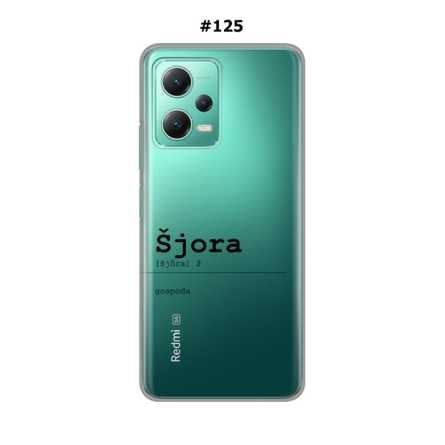 Silikonska Maskica za Xiaomi Redmi Note 12 (5G)  - Šareni motivi 215508