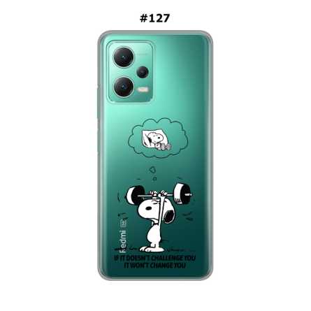 Silikonska Maskica za Xiaomi Redmi Note 12 (5G)  - Šareni motivi 215510