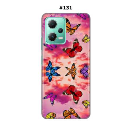 Silikonska Maskica za Xiaomi Redmi Note 12 (5G)  - Šareni motivi 215514