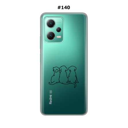 Silikonska Maskica za Xiaomi Redmi Note 12 (5G)  - Šareni motivi 215523