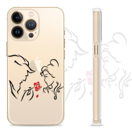 Silikonska maskica za mobitel - Beauty and the Beast - LA-40 208058