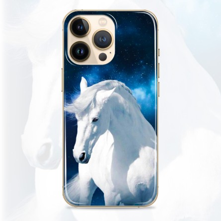 Silikonska Maskica - Bijeli konj - SZ09 206705