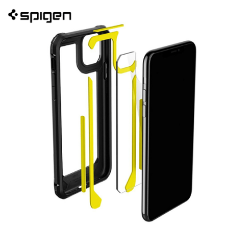 Spigen Gauntlet maskica za iPhone 11 Pro - Carbon Black 42262