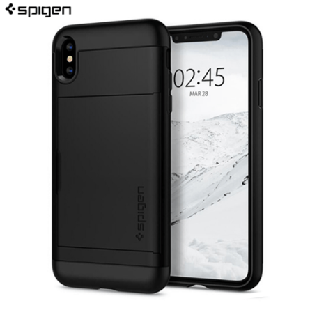 Spigen Maskica Slim Armor CS za iPhone X/XS - Black 42287