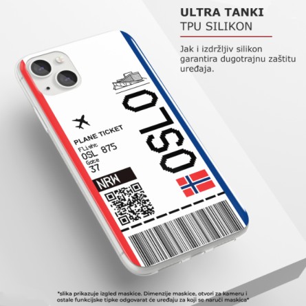 Silikonska maskica Oslo - karta36 200712