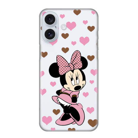 Silikonska Maskica za iPhone 16 Plus - Cute Mouse 242248