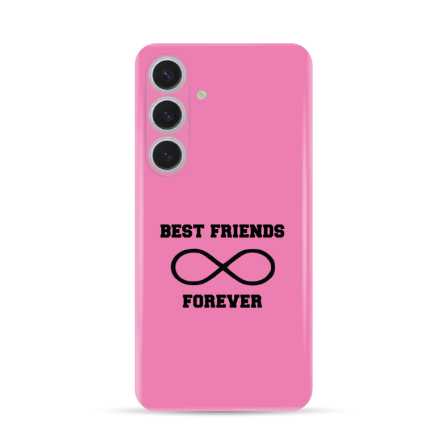 Silikonska Maskica za Galaxy S24 Plus - BFF Forever - roza 224368