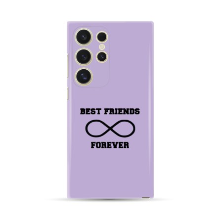 Silikonska Maskica za Galaxy S24 Ultra - BFF Forever - Ljubičasta 224402