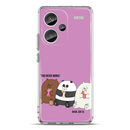 Silikonska Maskica za Redmi Note 13 Pro Plus - Trio Never Works 226859