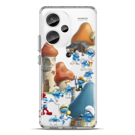 Silikonska Maskica za Redmi Note 13 Pro Plus - Smurfs 226861