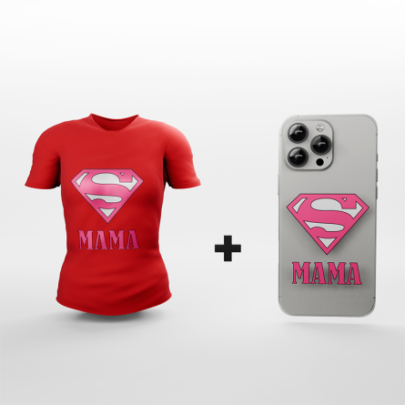 Ženska Majica + Silikonska maskica za mobitel - 040 248286