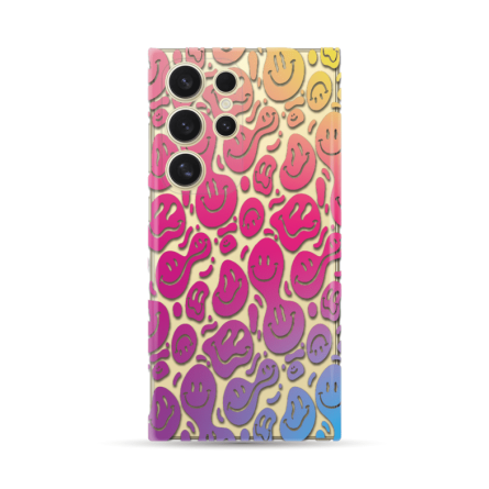 Silikonska Maskica za Galaxy S25 Ultra - Colorful Smiley 244291