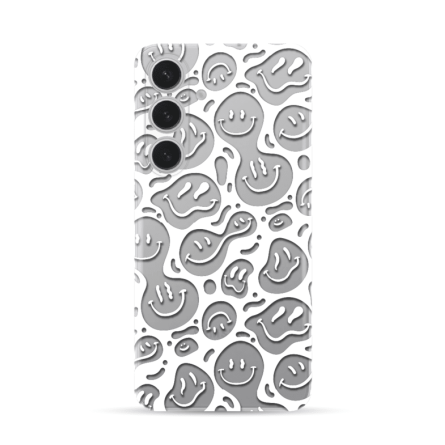 Silikonska Maskica za Galaxy S24 - White Smiley 232883