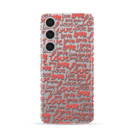 Silikonska Maskica za Galaxy S24 Plus - A lot of Love 233891