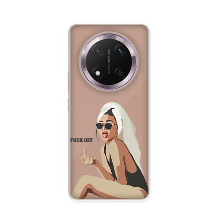 Silikonska Maskica za Honor Magic 7 Lite - F*** off 247616