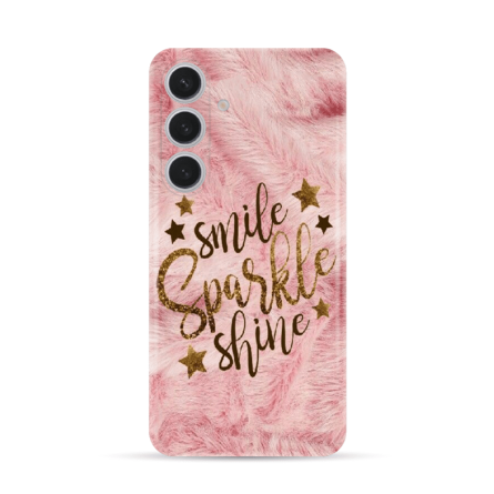 Silikonska Maskica za Galaxy S24 - Smile, Sparkle, Shine 232919