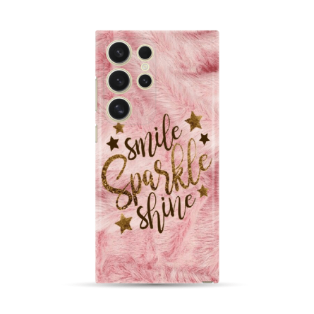 Silikonska Maskica za Galaxy S24 Ultra - Smile, Sparkle, Shine 233988