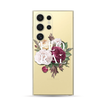 Silikonska Maskica za Galaxy S24 Ultra - Floral 234082