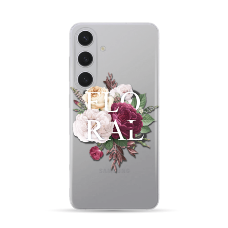 Silikonska Maskica za Galaxy S24 - Floral 232991