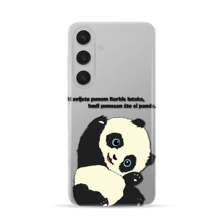 Silikonska Maskica za Galaxy S24 - Panda 233009