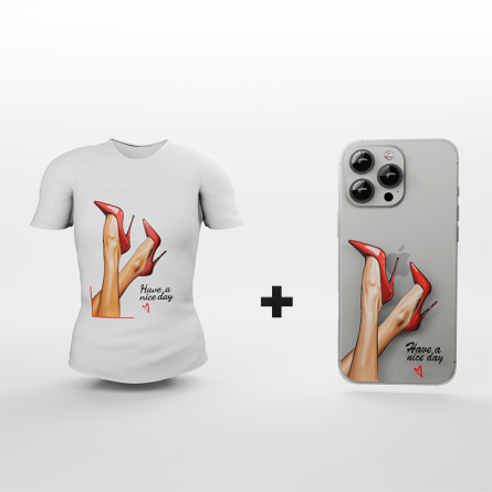 Ženska Majica + Silikonska maskica za mobitel - 091 248296