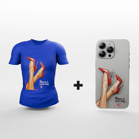 Ženska Majica + Silikonska maskica za mobitel - 091 248299
