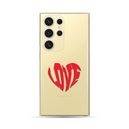 Silikonska Maskica za Galaxy S24 Ultra - Hearty Love 234307