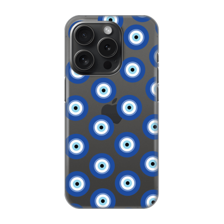 Silikonska Maskica za iPhone 16 Pro Max - Evil Eye 242144