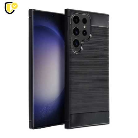 Silikonska Carbon Maskica za Samsung Galaxy S23 Ultra 213820
