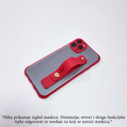 Poluprozirna Silikonska Maskica s držačem za iPhone X / XS 160842