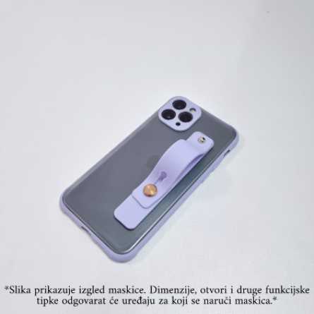 Poluprozirna Silikonska Maskica s držačem za iPhone X / XS 160843