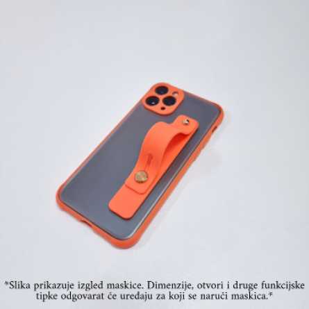 Poluprozirna Silikonska Maskica s držačem za iPhone 11 Pro Max 160808