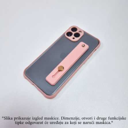 Poluprozirna Silikonska Maskica s držačem za iPhone X / XS 160848