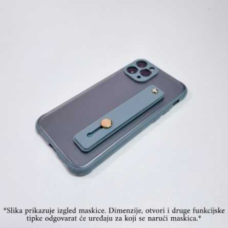 Poluprozirna Silikonska Maskica s držačem za iPhone X / XS 160849
